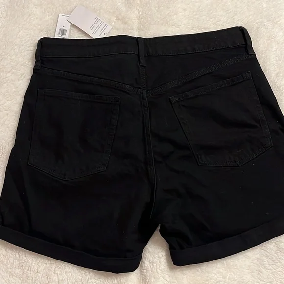 Old Navy - Size 14 black jean shorts - high rise - Picture 6 of 8